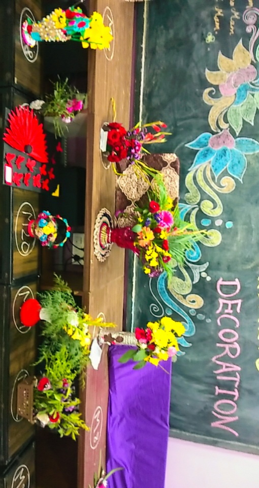 dish decoration St Michael School
